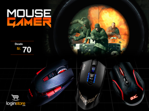 Mouse Gamer desde S/.70 en Loginstore