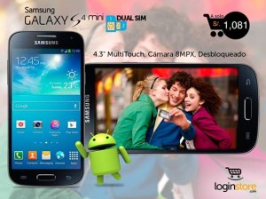 Galaxy S4 Mini Dual SIM a sólo S/.1081
