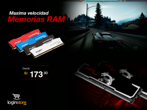 Memorias RAM desde S/.173.90