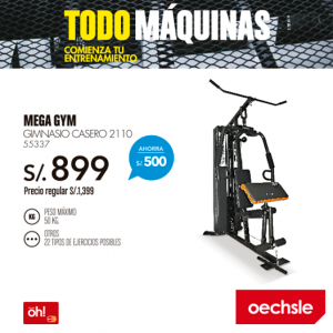 Mega gym a sólo S/.899