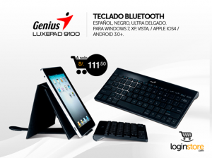 Teclado Bluetooth Genius a sólo S/.111.50