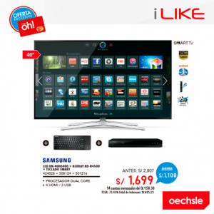 Samsung LED 40″ a sólo S/.1699