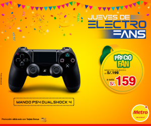 Mando PS4 a sólo S/.159