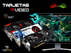 Tarjetas de vídeo desde S/. 114.20