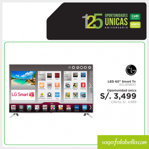 Smart TV LED LG 60″ a S/.3,499