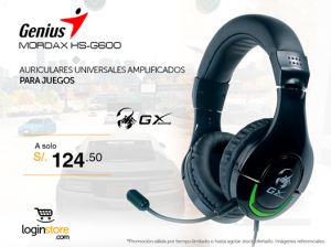 Audífonos Multi-Gamer a sólo S/.124.50