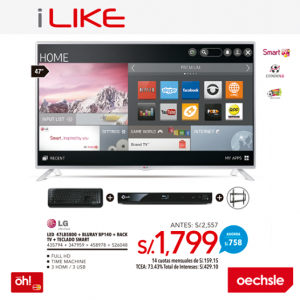 iLike Smart TV a sólo S/.1799