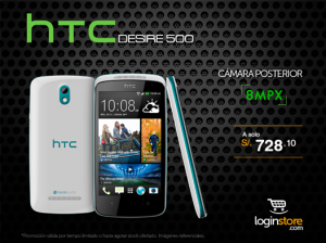 HTC Desire 500 a sólo S/. 728.10