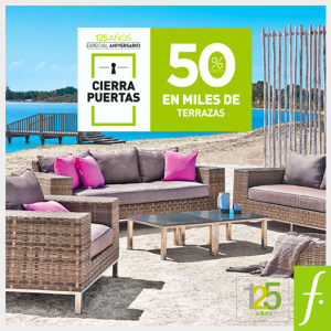 50% de descuento en miles de Terrazas