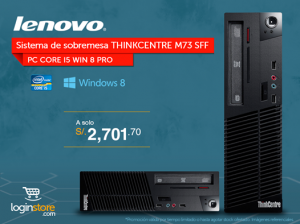 Lenovo PC M73 SFF I5 W8.1PRO a sólo S/. 2701.70