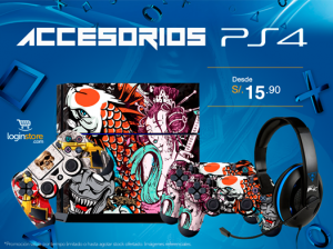 Accesorios para PS4 desde S/. 15.90