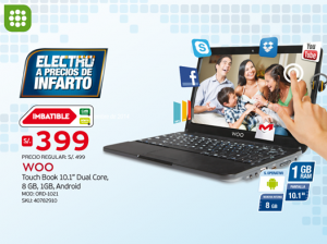 Touch Book a sólo S/. 399.00