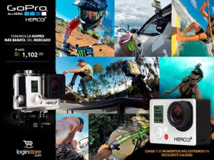 GoPro Hero 3+ a sólo S/. 1102.20