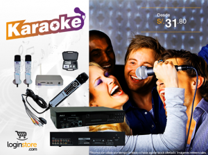 Equipo para karaoke desde S/. 31.80