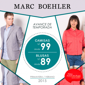 Camisas desde S/. 99 y blusas desde S/. 89