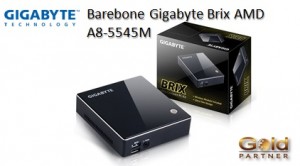Barebone Gigabyte Brix AMD A8-5545M a S/. 917