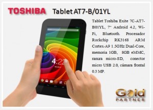 Gold Partner Perú – Tablet Toshiba AT7-B/01YL a S/. 322