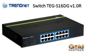 Switch TRENDnet TEG-S16DG ver 1.0R a S/. 279