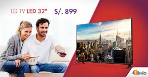 LG TV LED 32″ a sólo 899