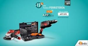 Un 15% de descuento en todo ferretería