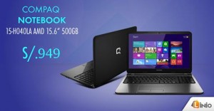Notebook COMPAQ 15.6” a sólo S/.949