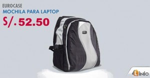 Mochila para Laptop EuroCase a sólo S/. 52.50