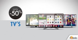 Televisores – Hasta 50% de descuento en Linio