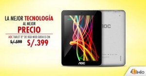 Tablet AOC a sólo S/.399