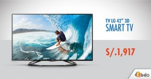 LG TV LED 3D SmartHD 42» a sólo S/.1,469