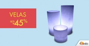 Hasta 45% de descuento en velas