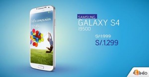 Samsumg Galaxy S4 a sólo S/. 1299.00