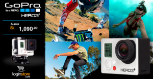 GoPro Hero 3+ Silver Edition a sólo S/.1090.90