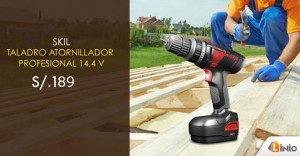 Taladro atornillador profesional a sólo S/.189