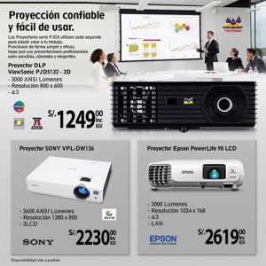 Proyector a sólo S/. 1249.00