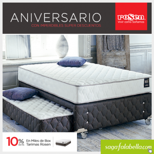 Colchones con un 10% de descuento