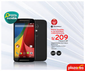 Motorola G5 a sólo S/. 209.00