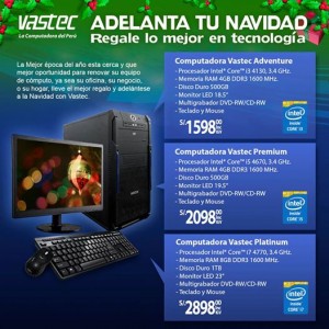Computadoras desde S/. 1598.00