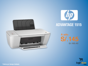 Impresora HP a sólo S/. 145.00