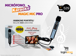 Micrófono a sólo S/. 529.00