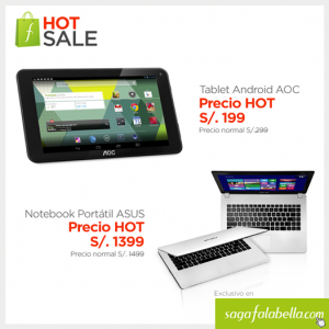 Tablet AOC a sólo S/. 199.00