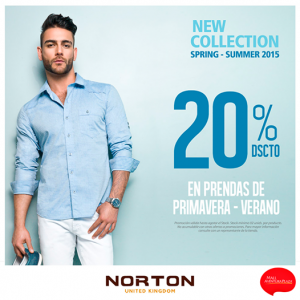 20% de descuento en prendas Primavera-Verano