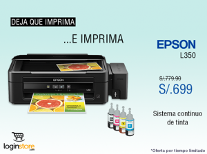 Impresora Epson a sólo S/. 699.00