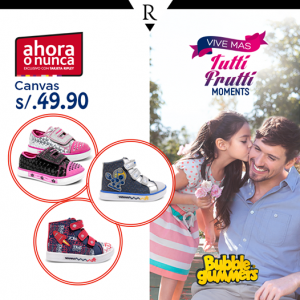 Zapatillas con luces a sólo S/. 49.90