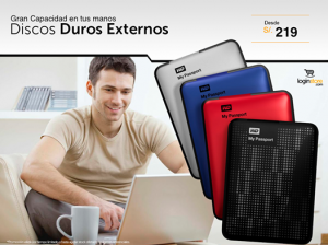 Discos duros externos a sólo S/. 219.00