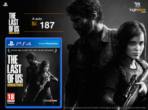 The Last of Us a sólo S/. 187.00