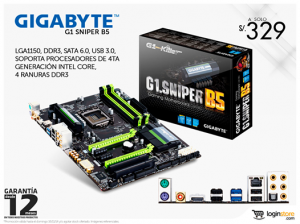 Placa madre a sólo S/. 329.00