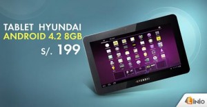 Tablet Hyundai a sólo S/. 199.00