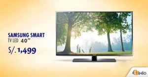Samsumg Smart TV a sólo S/. 1499.00