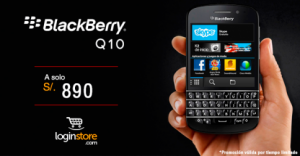 BlackBerry Q10 a sólo S/. 890.00