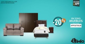 20% de descuento en muebles